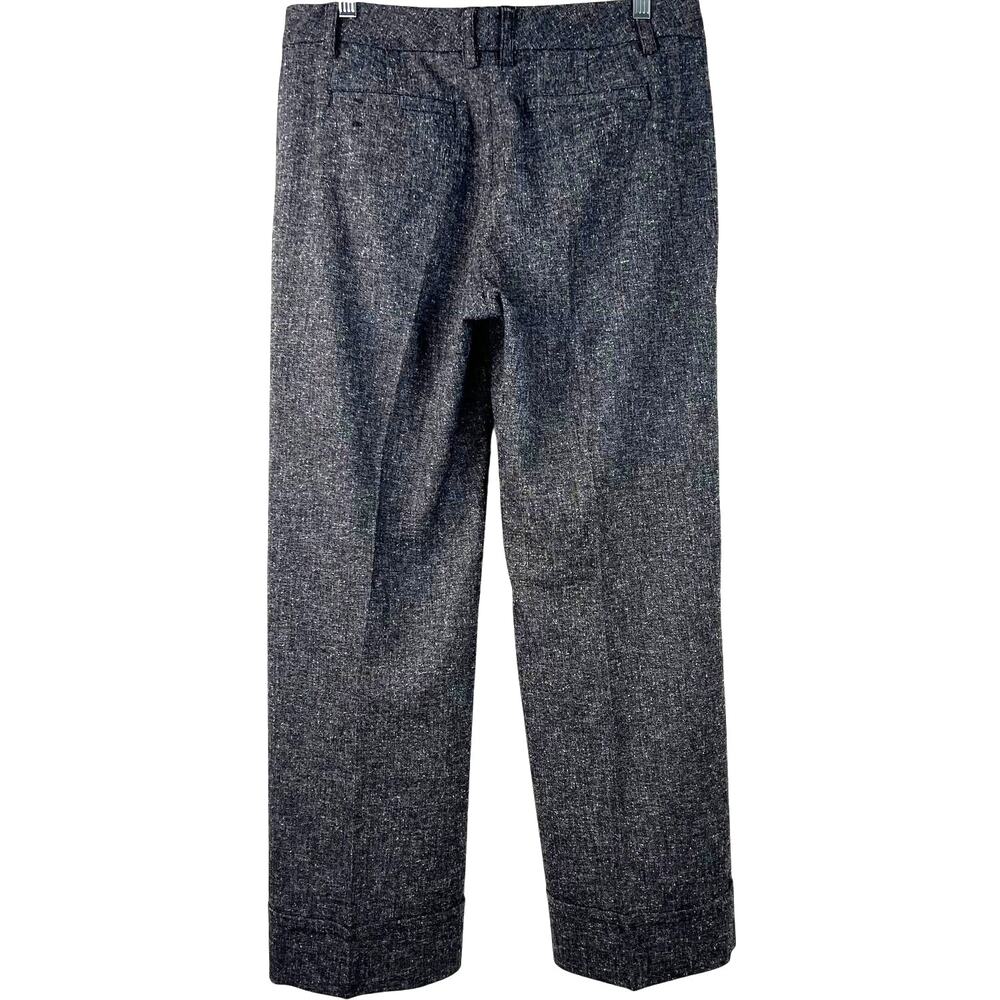 cAbi Women's Dress Pants Wide Leg Preppy Heathered Gray Corporate Core Size 8 - Picture 3 of 12